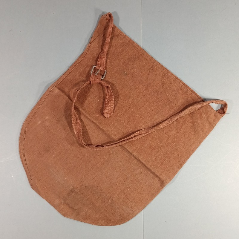 MUSETTE DE PANSAGE POUR CHEVAUX REGLEMENTAIRE CAVALERIE PREMIERE ET SECONDE GUERRE TOILE CACHOU